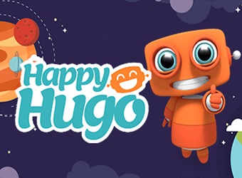 happy hugo casino robot mascotte